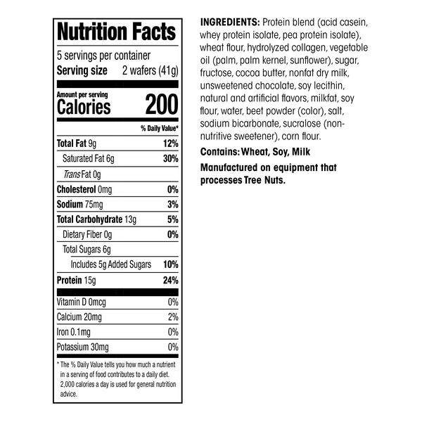 Protein Wafer Snack Bar (5ct) image number null