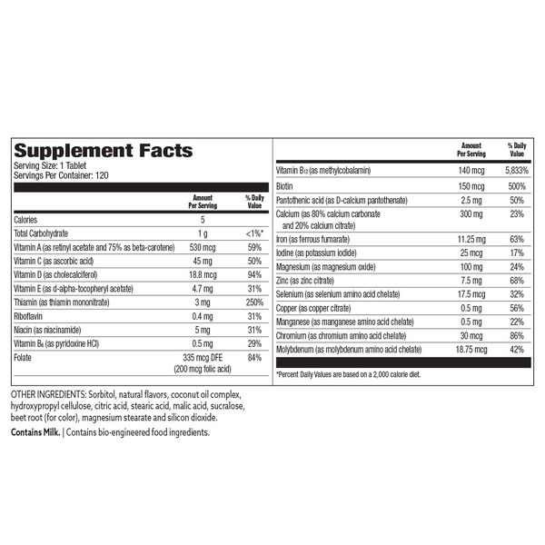 My Bariatric Chewable Multivitamin (120ct) image number null