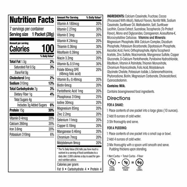 Meal Replacement Shake (7ct) image number null
