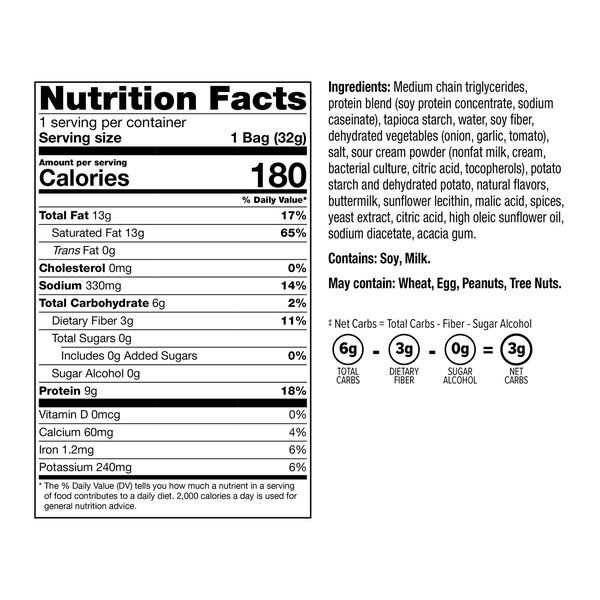 KETO Tortilla Chips (7ct) image number null