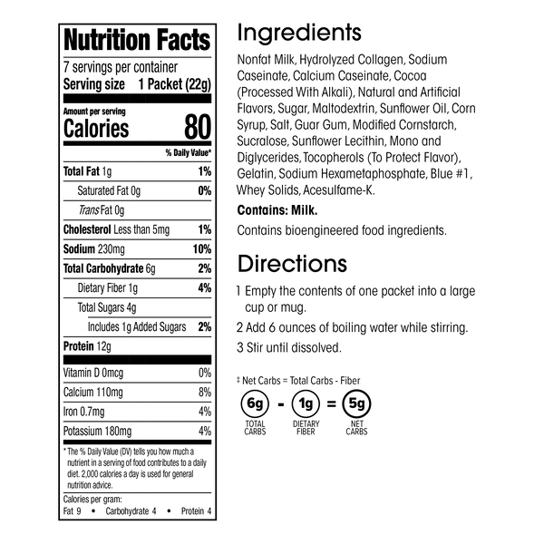 Protein Cappuccino & Hot Chocolate (7ct) image number null