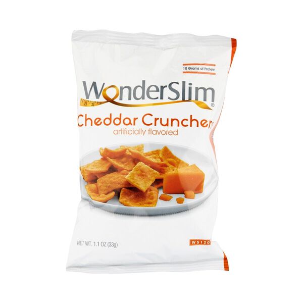 Protein Cracker Snack Chips, Cheddar (1 Bag) image number null
