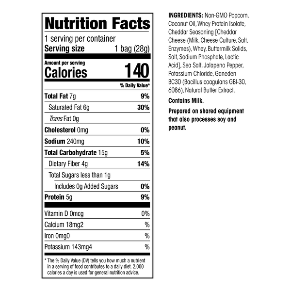 ProPop Protein Popcorn Snack image number null