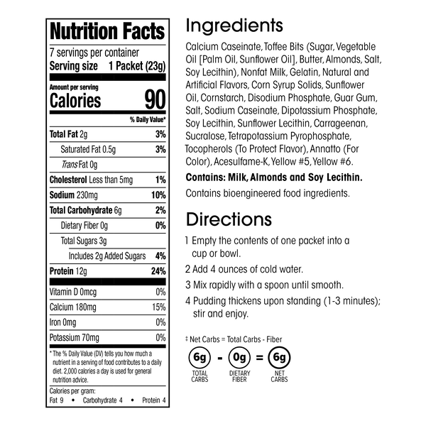 Protein Pudding Mix (7ct) image number null