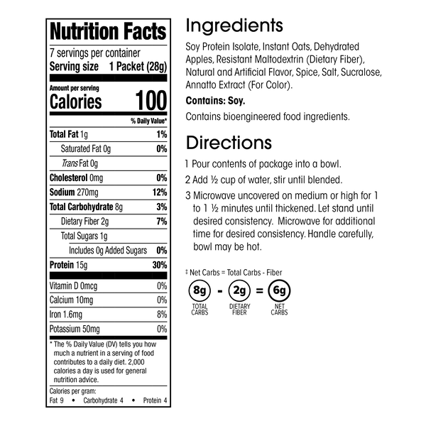 Protein Oatmeal (7ct) image number null