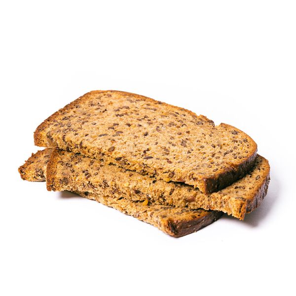 Protein grain and seed bread stacked image number null