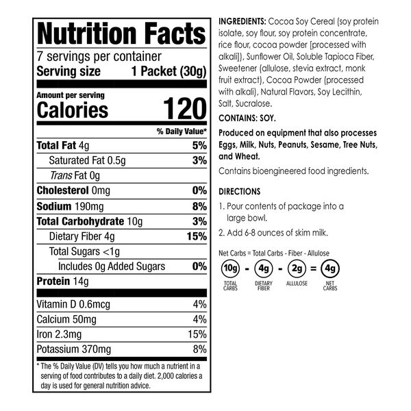 Low Carb Protein Cereal (7ct) image number null