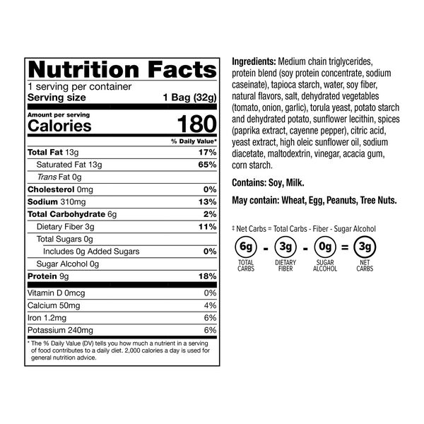 KETO Tortilla Chips (7ct) image number null